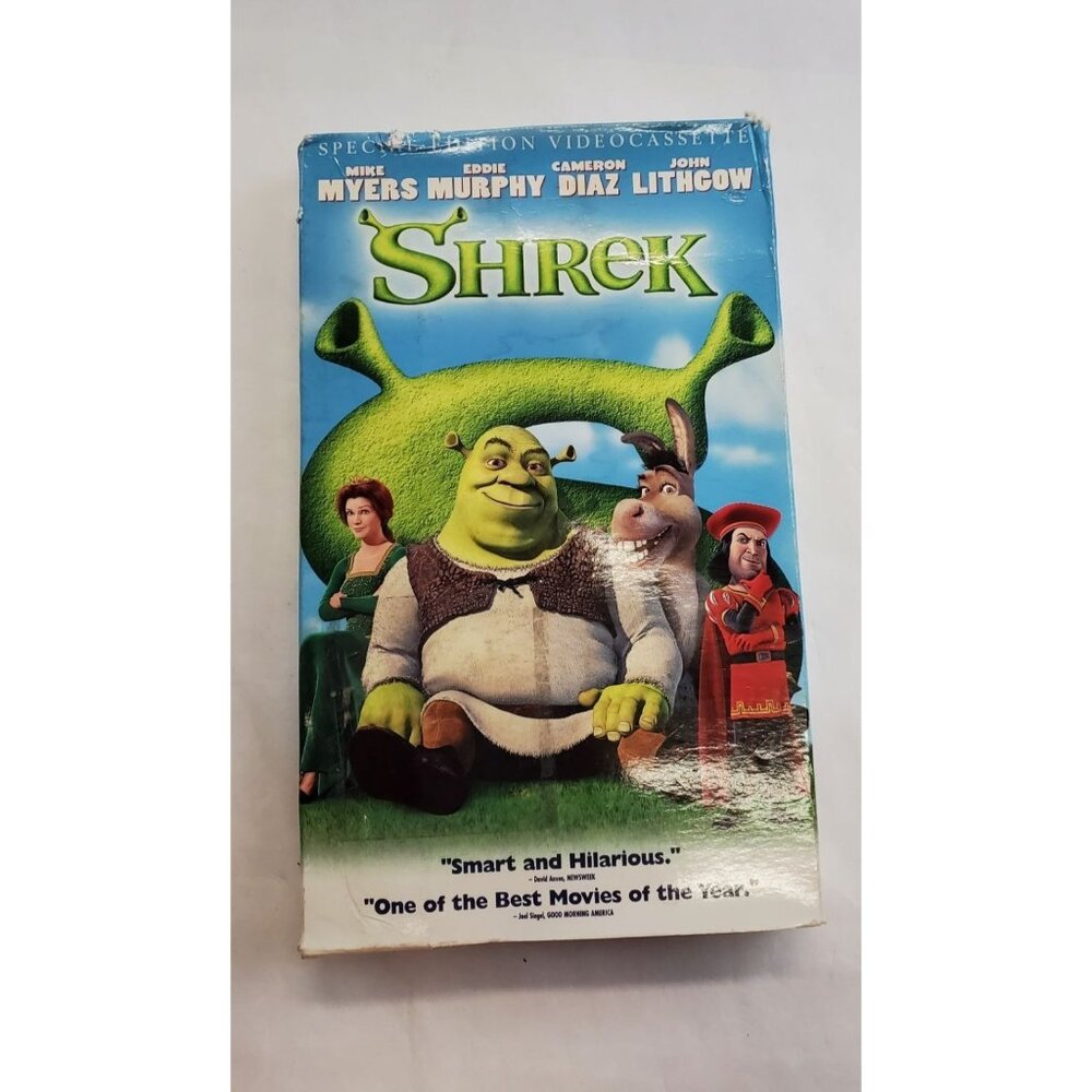 Shrek VHS Tape 2001 - Special Edition Video Cassette